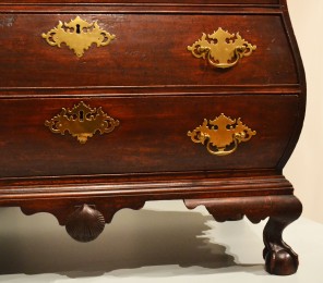 Nathaniel Gould bombe chest of drawers, Salem, c. 1770